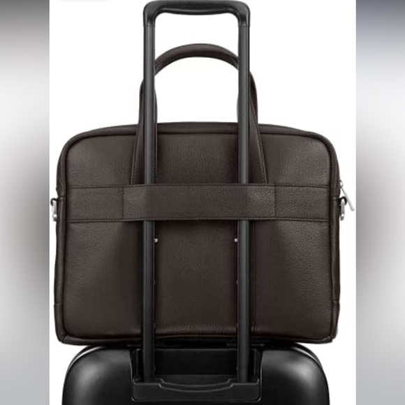 Moleskine Bags Moleskin Brown Leather Classic Match Slim Laptop